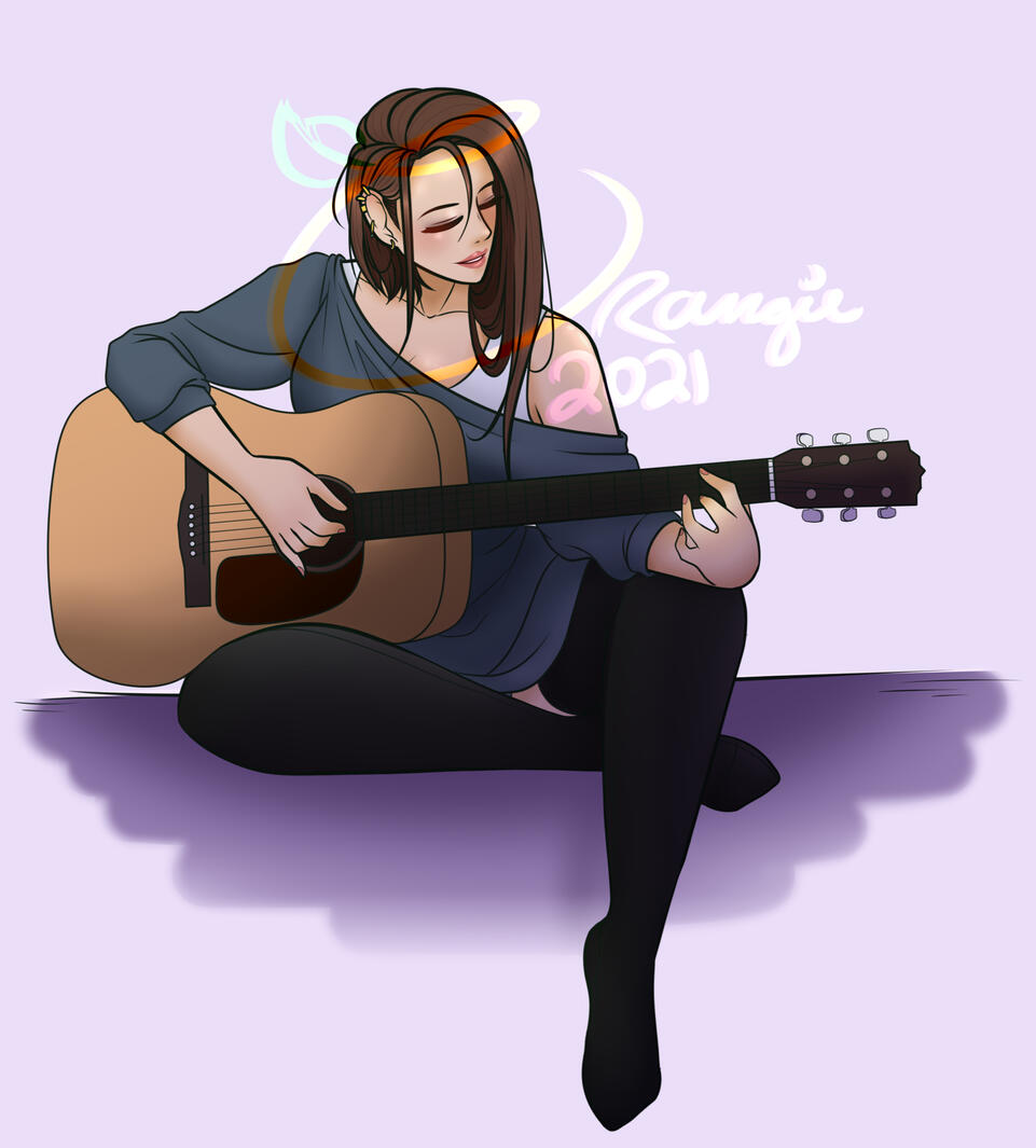 Girl and her Guitar, 2021