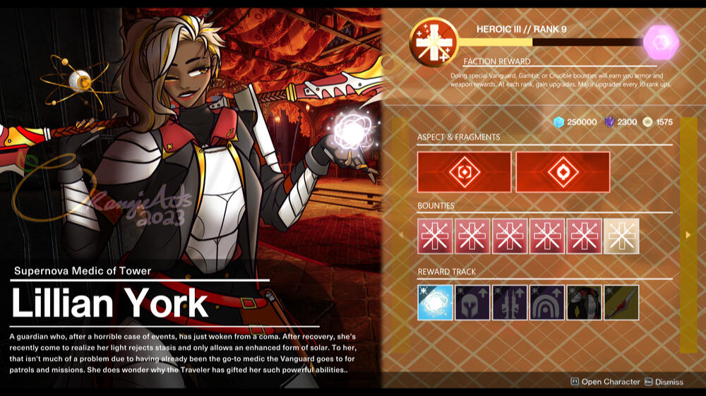 Destiny 2: Vendor "Lillian", 2023