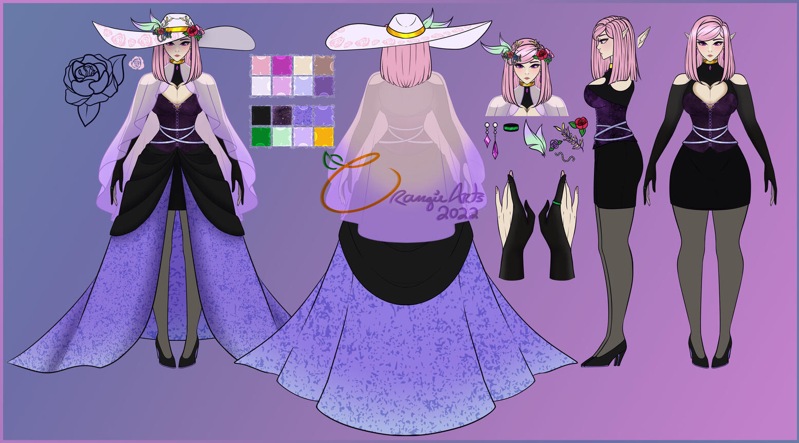 Character Sheet: OrangieArts, 2022