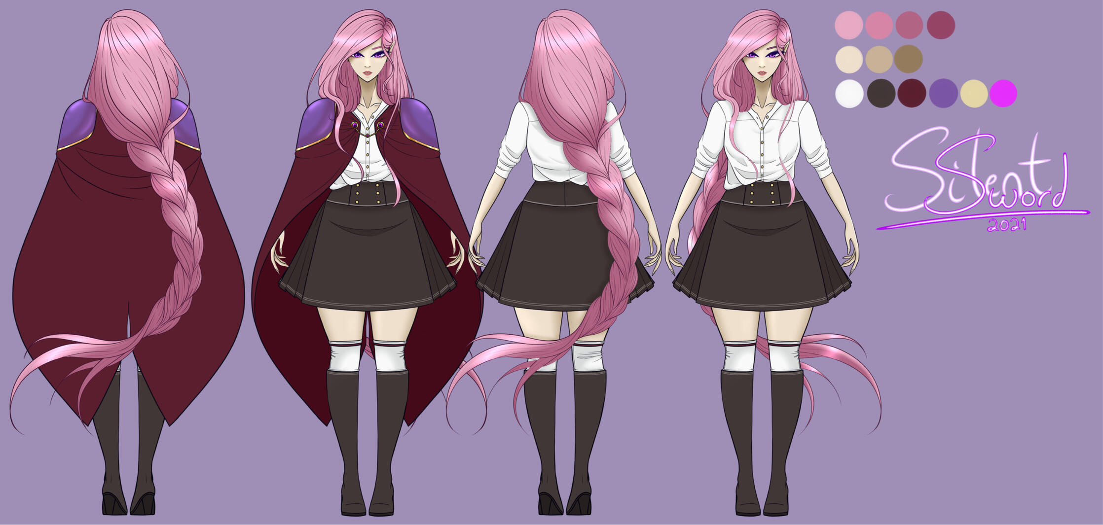 Character Sheet: OrangieArts, 2021