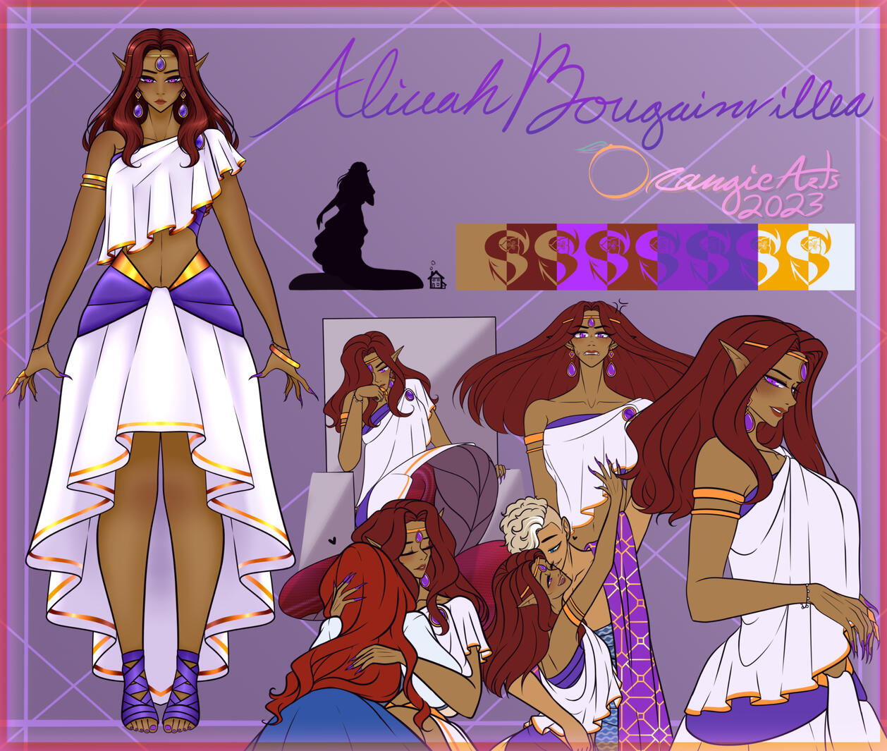 Character Sheet: Aliceah, 2023