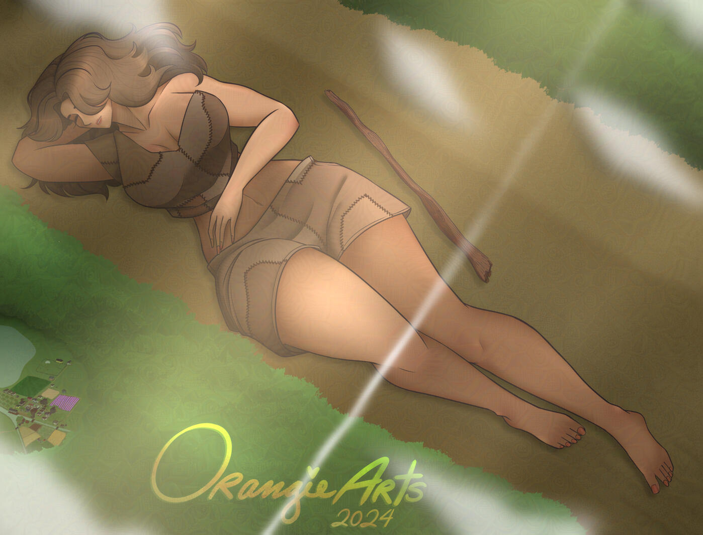 Commission: Sleeping Giantess, 2024