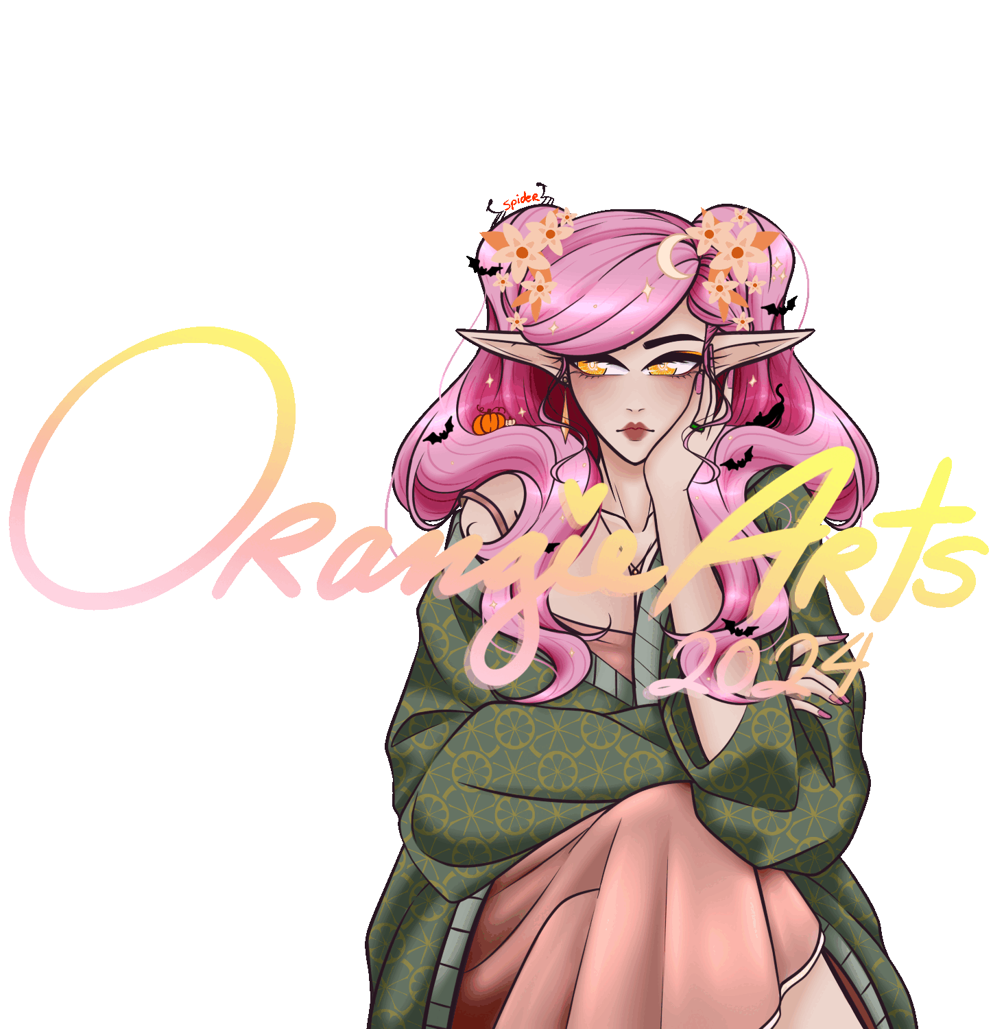 PNGTuber: OrangieArts, 2024 (Not Talking)